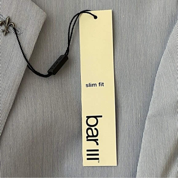 Bar III Men's Slim-Fit 100% Cotton Suit Jacket wedding Guest Church prom - Picture 10 of 12